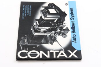 Contax Auto Bellows System Gebrauchsanweisung (En/De/Fr/Es)