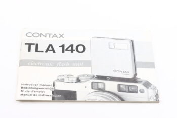 Contax TLA 140 Blitz Gebrauchsanweisung (En/De/Fr/Es)