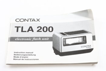 Contax TLA 200 Blitz Gebrauchsanweisung (En/De/Fr/Es)