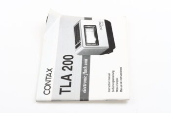 Contax TLA 200 Blitz Gebrauchsanweisung (En/De/Fr/Es)
