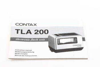 Contax TLA 200 Blitz Gebrauchsanweisung (En/De/Fr/Es)