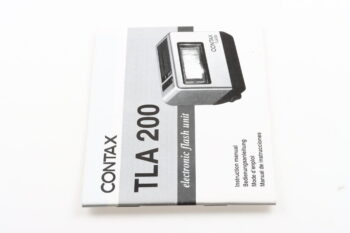 Contax TLA 200 Blitz Gebrauchsanweisung (En/De/Fr/Es)