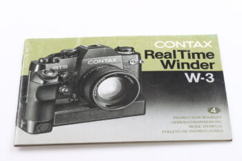 Contax Real Time Winder W3 Gebrauchsanweisung (En/De/Fr/Es)