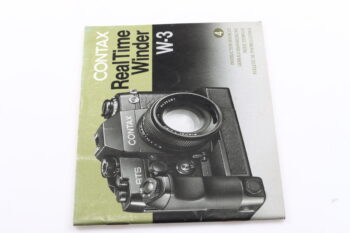 Contax Real Time Winder W3 Gebrauchsanweisung (En/De/Fr/Es)