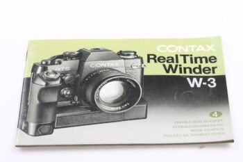 Contax Real Time Winder W3 Gebrauchsanweisung (En/De/Fr/Es)