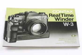 Contax Real Time Winder W3 Gebrauchsanweisung (En/De/Fr/Es)