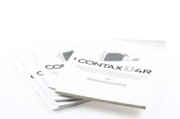 Contax u4R Digitalkamera Gebrauchsanweisung (En/De/Fr/Es)