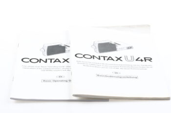 Contax u4R Digitalkamera Gebrauchsanweisung (En/De/Fr/Es)