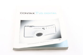 Contax TVS Digitalkamera Gebrauchsanweisung (En/De)