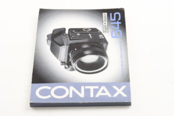 Contax 645 Gebrauchsanweisung (En/De)