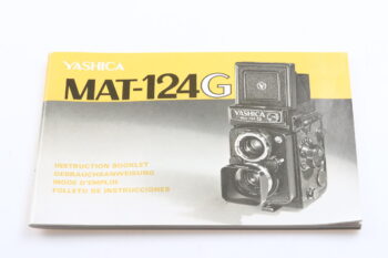 Yashica Mat-124G Gebrauchsanweisung (En/De/Fr/Es)