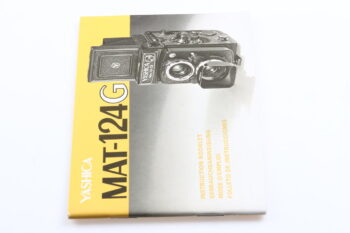 Yashica Mat-124G Gebrauchsanweisung (En/De/Fr/Es)
