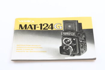 Yashica Mat-124G Gebrauchsanweisung (En/De/Fr/Es)