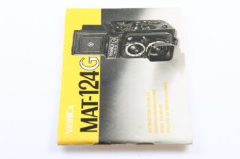 Yashica Mat-124G Gebrauchsanweisung (En/De/Fr/Es)