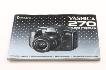Yashica 270-AF Gebrauchsanweisung (En/De/Fr/Es)