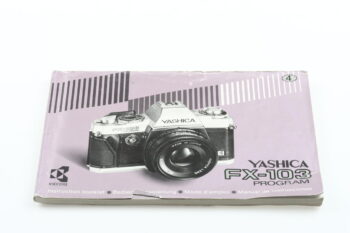 Yashica FX-103 Gebrauchsanweisung (En/De/Fr/Es)