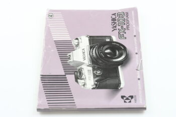 Yashica FX-103 Gebrauchsanweisung (En/De/Fr/Es)