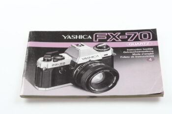 Yashica FX-70 Quarz Gebrauchsanweisung (En/De/Fr/Es)