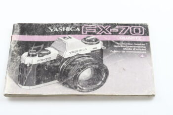 Yashica FX-70 Quarz Gebrauchsanweisung (En/De/Fr/Es)