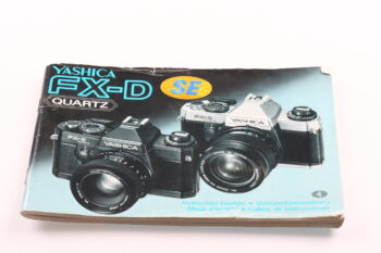 Yashica FX-D Quartz Gebrauchsanweisung (En/De/Fr/Es)