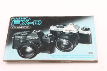 Yashica FX-D Quartz Gebrauchsanweisung (En/De/Fr/Es)