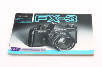 Yashica FX-3 / FX-7 Gebrauchsanweisung (En/De/Fr/Es)