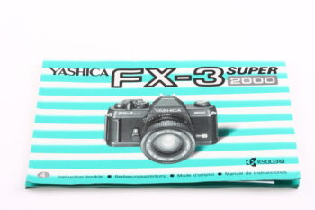 Yashica FX-3 Super 2000 Gebrauchsanweisung (En/De/Fr/Es)