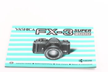 Yashica FX-3 Super 2000 Gebrauchsanweisung (En/De/Fr/Es)