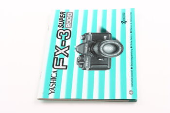 Yashica FX-3 Super 2000 Gebrauchsanweisung (En/De/Fr/Es)