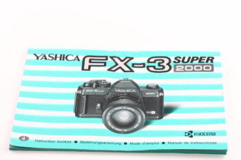 Yashica FX-3 Super 2000 Gebrauchsanweisung (En/De/Fr/Es)