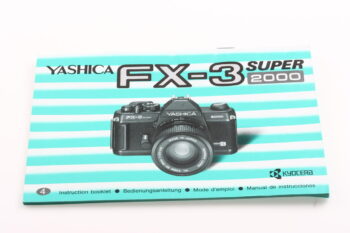 Yashica FX-3 Super 2000 Gebrauchsanweisung (En/De/Fr/Es)