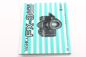 Yashica FX-3 Super 2000 Gebrauchsanweisung (En/De/Fr/Es)