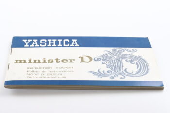 Yashica Minister D Gebrauchsanweisung (En/De/Fr/Es)