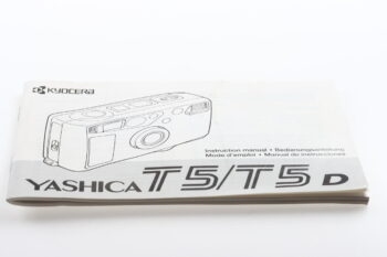 Yashica T5 / T5D Gebrauchsanweisung (En/De/Fr/Es)