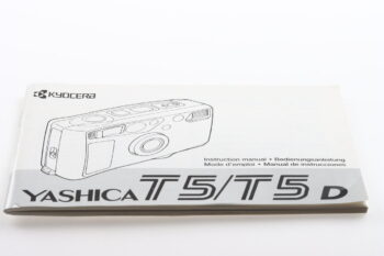 Yashica T5 / T5D Gebrauchsanweisung (En/De/Fr/Es)