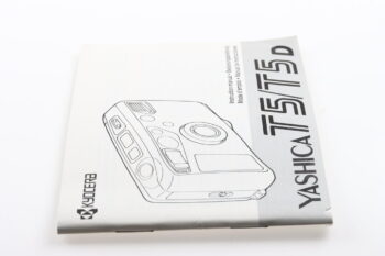 Yashica T5 / T5D Gebrauchsanweisung (En/De/Fr/Es)