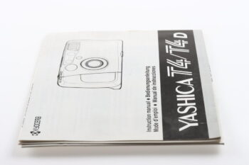 Yashica T4 / T4D Gebrauchsanweisung (En/De/Fr/Es)