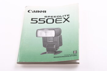 Canon Speedlite 550EX Bedienungsanleitung