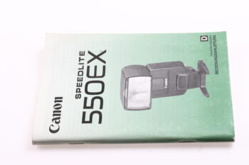 Canon Speedlite 550EX Bedienungsanleitung