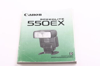 Canon Speedlite 550EX Bedienungsanleitung