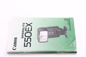Canon Speedlite 550EX Bedienungsanleitung