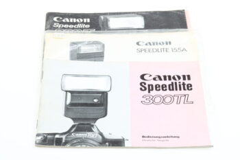 Canon Konvolut diverse Anleitung für FD Blitze
