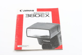Canon Speedlite 380EX Bedienungsanleitung