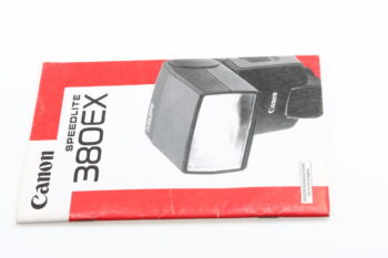 Canon Speedlite 380EX Bedienungsanleitung