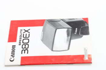 Canon Speedlite 380EX Bedienungsanleitung