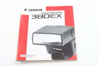 Canon Speedlite 380EX Bedienungsanleitung