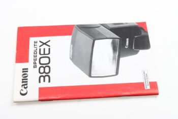 Canon Speedlite 380EX Bedienungsanleitung