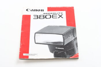 Canon Speedlite 380EX Bedienungsanleitung