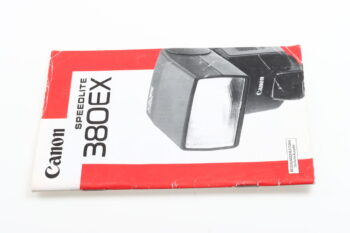 Canon Speedlite 380EX Bedienungsanleitung