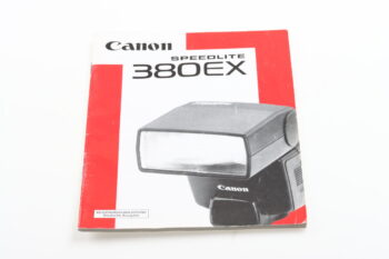 Canon Speedlite 380EX Bedienungsanleitung